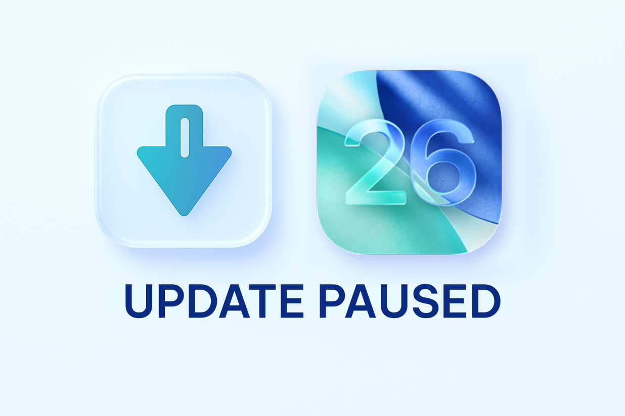 حل مشاكل تحديثات IOS 26