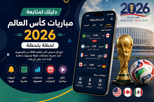 دليلك لمتابعة مباريات كأس العالم 2026 لحظة بلحظة